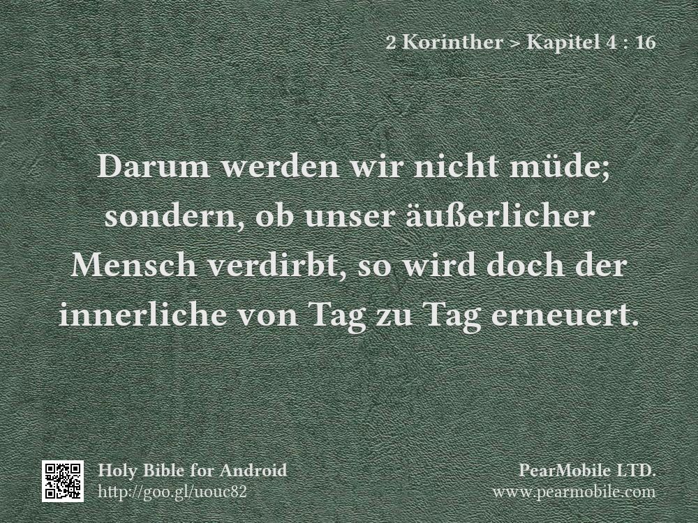 2 Korinther, Kapitel 4:16